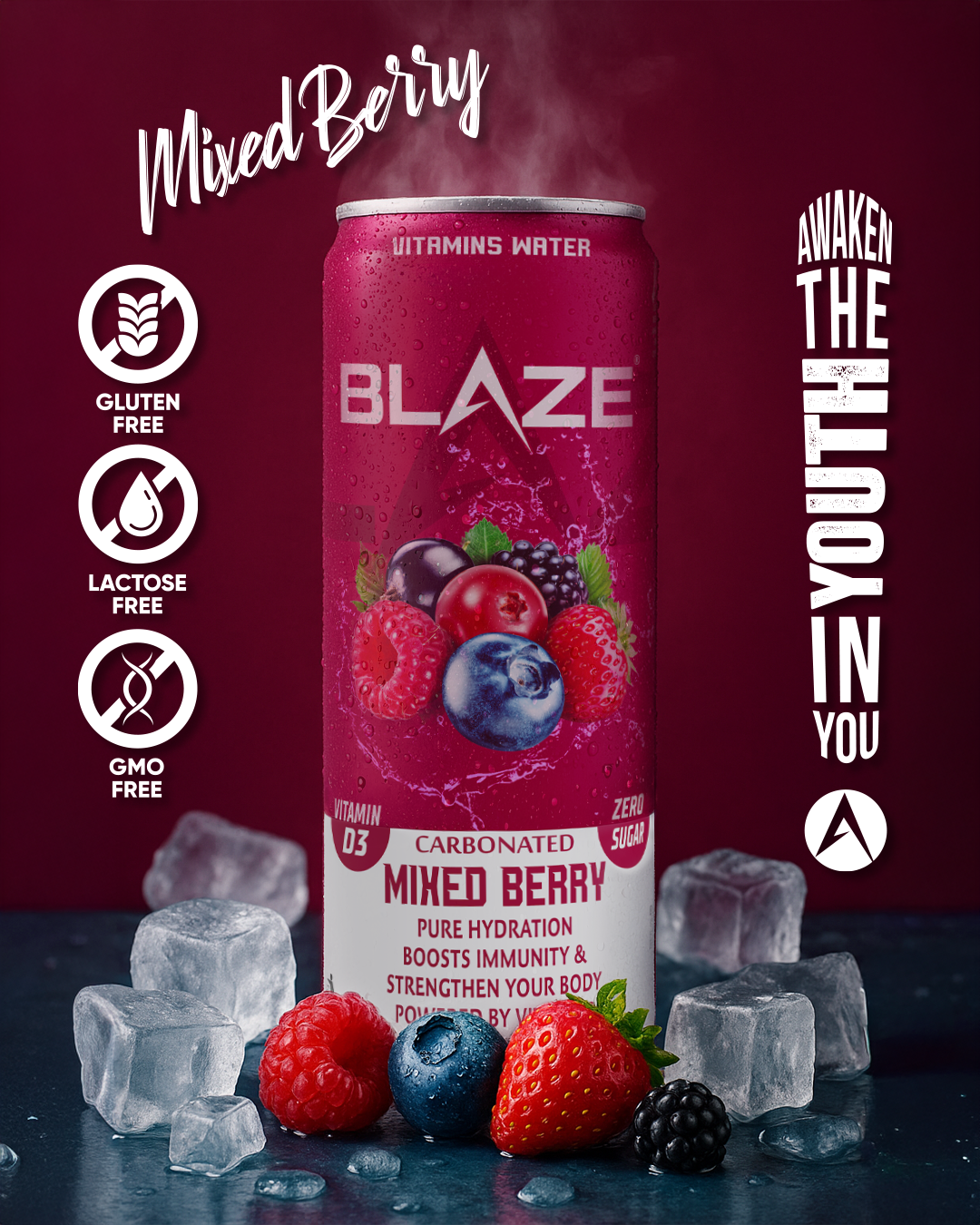 Refreshing Your Way to Better Health: A Closer Look at BLAZE Mixed Berry Vitamins Water