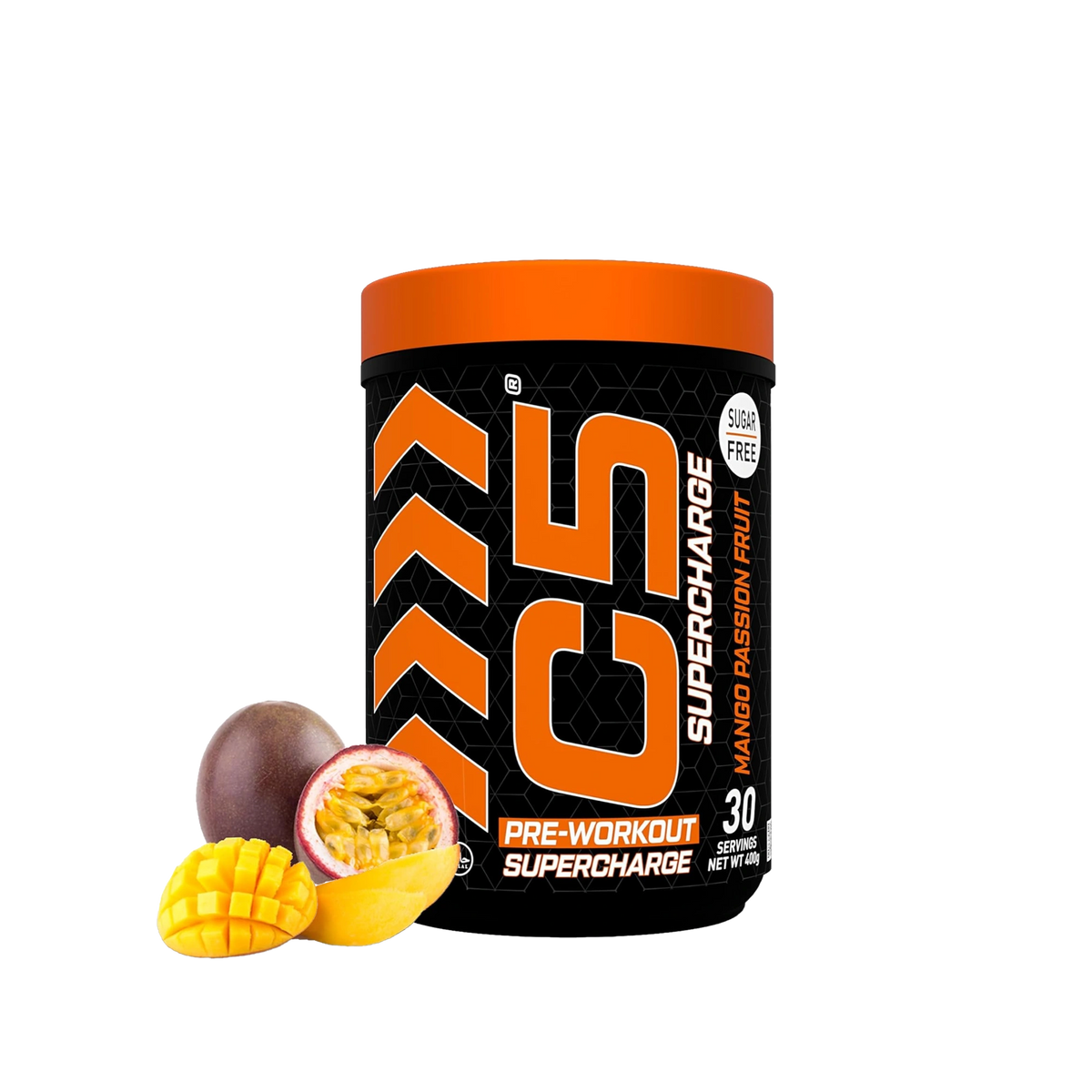 C5 Supercharge Pre Workout Powder Mango Passion Fruit - Ultramade