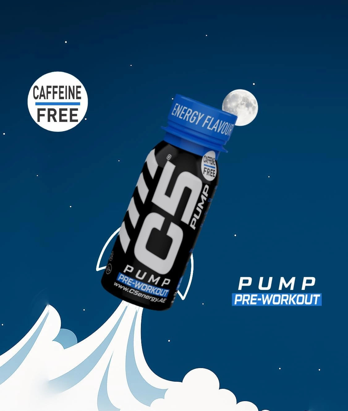 C5 PUMP Shot Pre-Workout, Caffeine-Free (Energy flavour Pack of 12) - photo 4