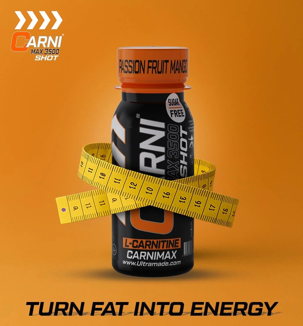 Carni Shot L-Carnitine Sugar-Free Passion Fruit Mango Pack of 12 - photo 2