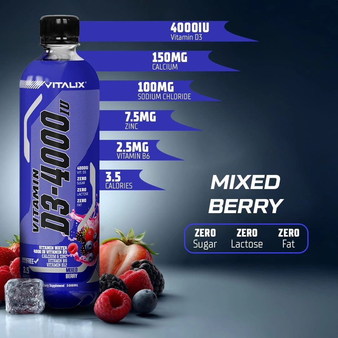 Vitamin D Water, Zero Sugar - Mixed Berry - photo 5