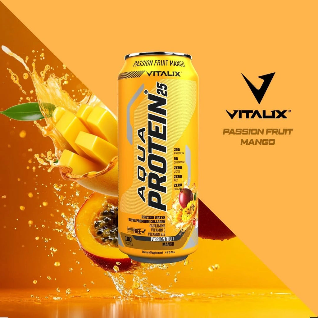 VITALIX Aqua Protein 25 Protein Water - Passion Fruit Mango - photo 2