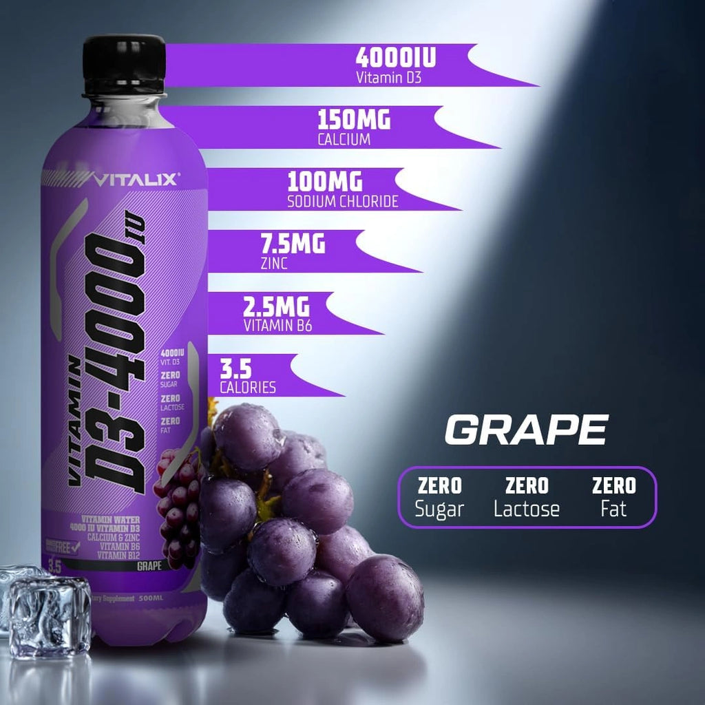 Vitamin D Water, Zero Sugar - Grape - photo 4