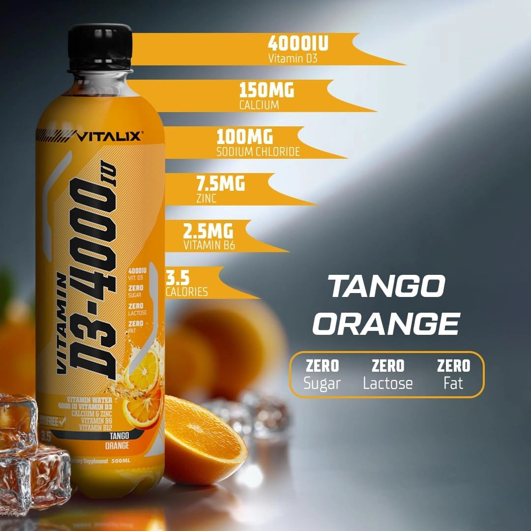 Vitamin D Water, Zero Sugar - Tango Orange - photo 4