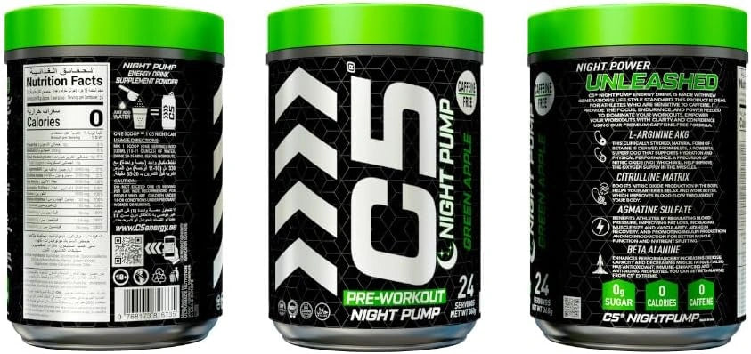 C5 Night Pump Pre Workout Powder Green Apple - photo 7