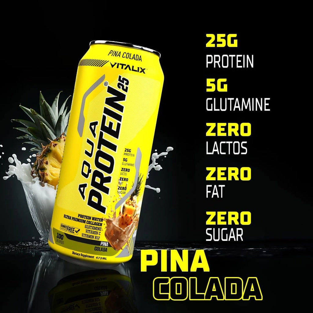 VITALIX Aqua Protein 25 Protein Water - Pina Colada - photo 2