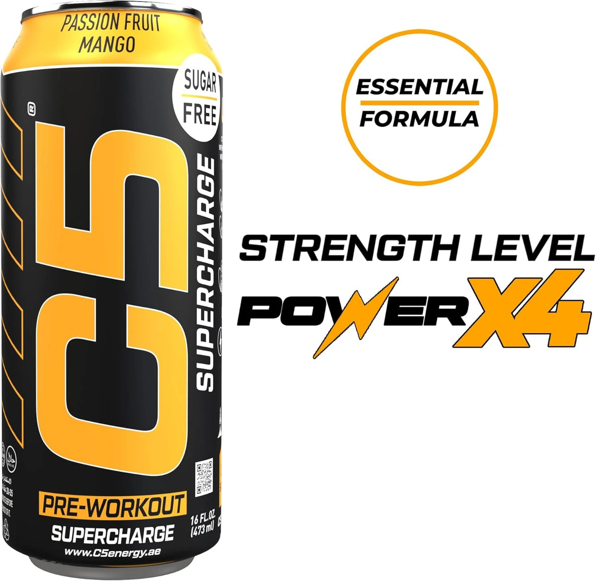 C5 Drink Supercharge Passion Fruit Mango Pre Workout - photo 2