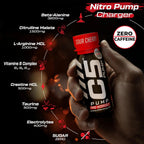 C5 PUMP Shot Pre-Workout, Caffeine-Free (Pack of 12, Sour Cherry) - photo 6