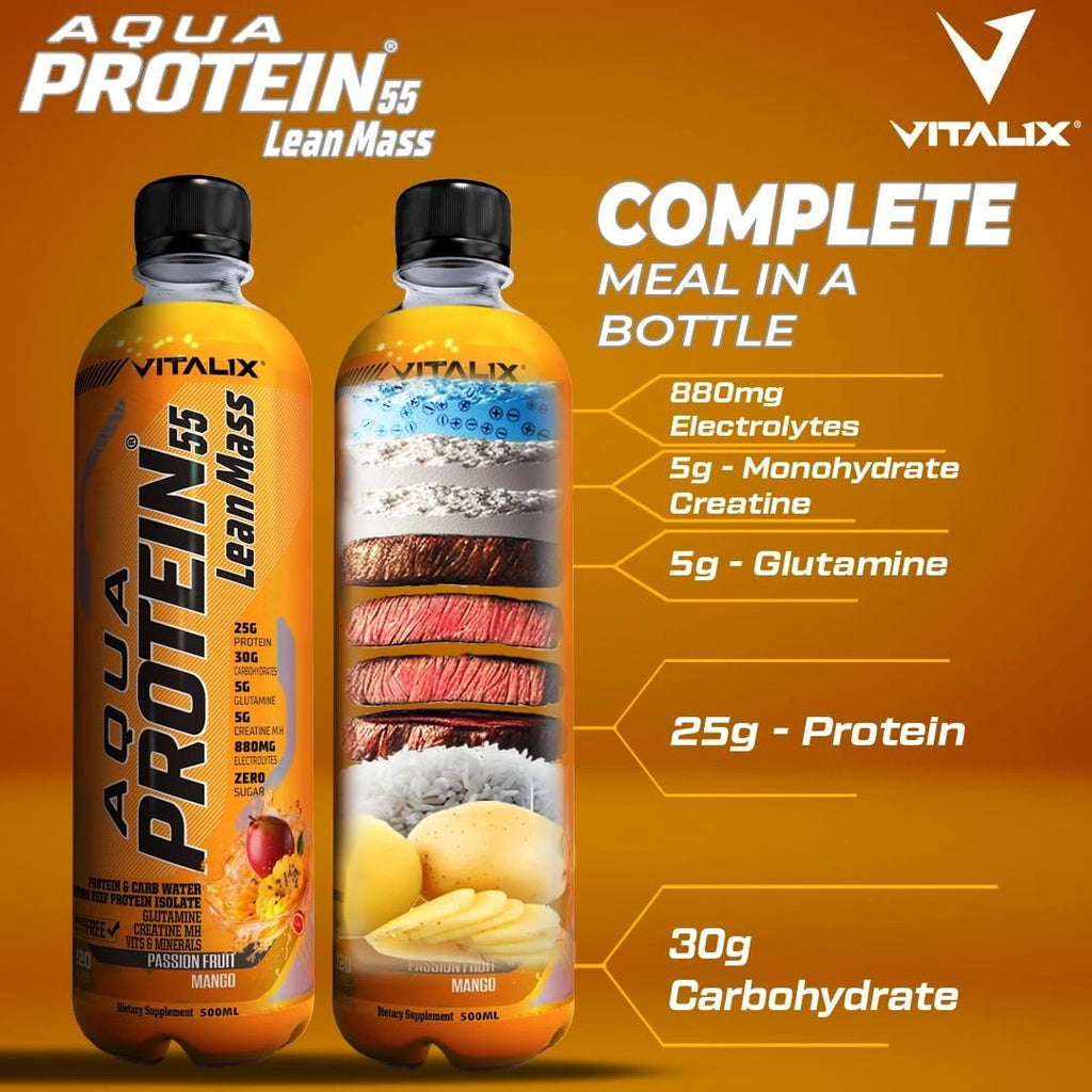 Aqua Protein 55 Lean Post Workout Drink - Passion Fruit Mango - photo 3