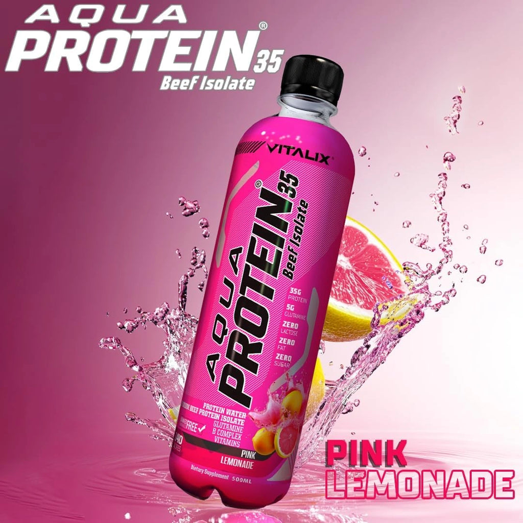 Aqua Protein 35 Premium Beef Protein Isolate - Pink Lemonade - photo 3