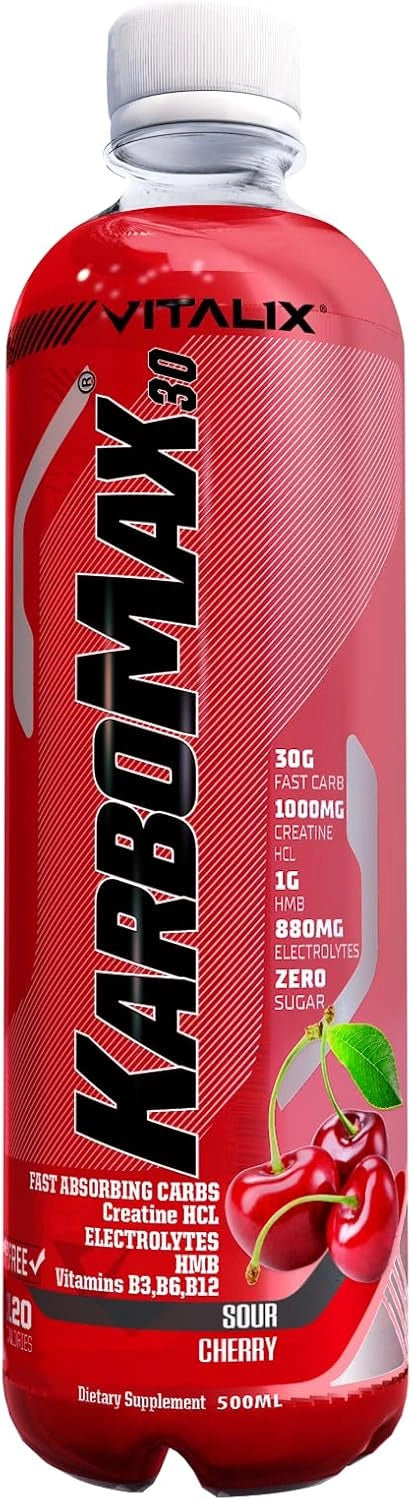 KarboMax® 30 - Sour Cherry | Carbohydrate Drink | Fast Carb with 30g Carbs - photo 2