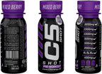 C5 SHOT Pre-Workout Drink | 80ml Liquid Shot | 200mg Caffeine - Mixed Berry - photo 2