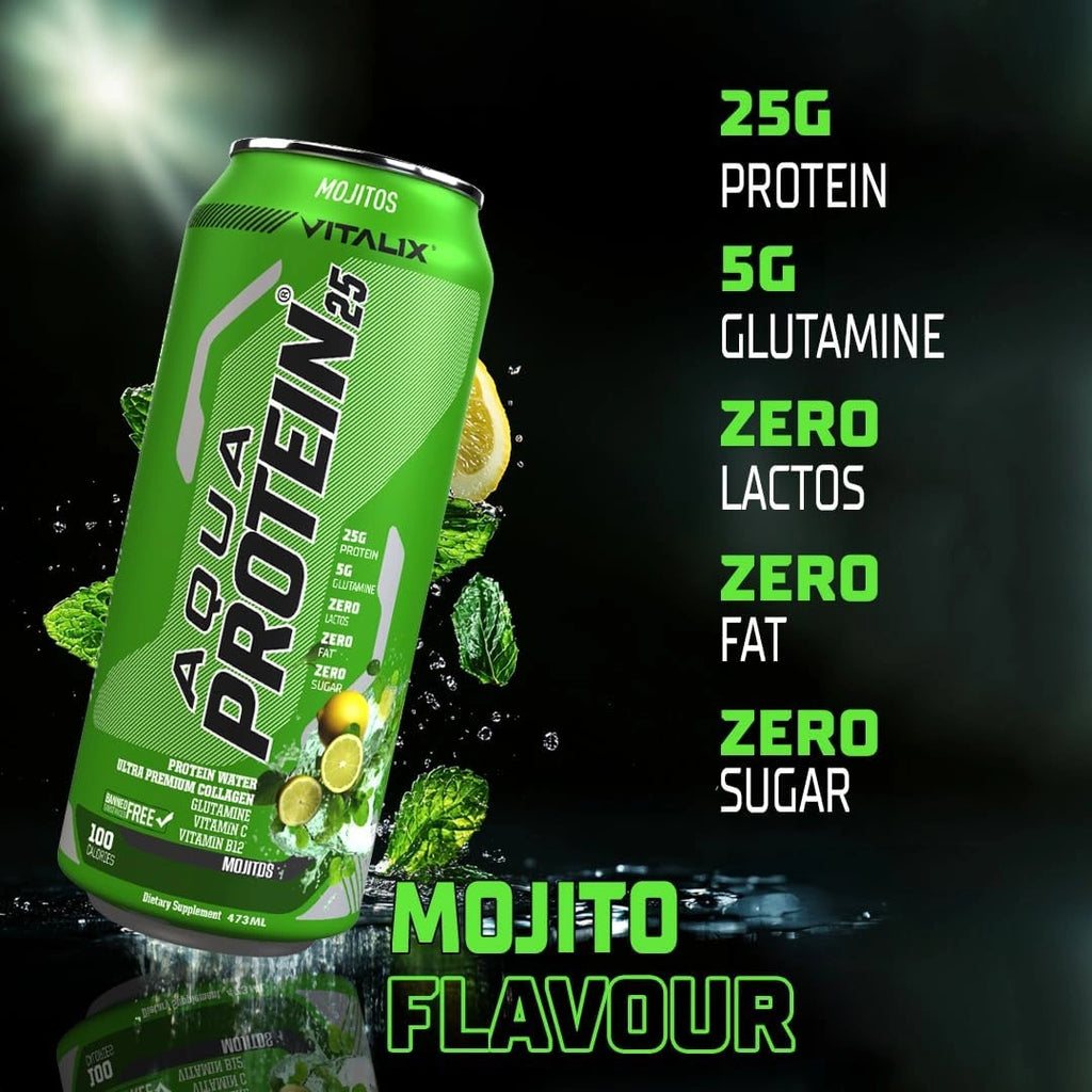 VITALIX Aqua Protein 25 Protein Water - Mojito - photo 3