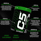 C5 Extreme Pre Workout Powder Green Apple - photo 5