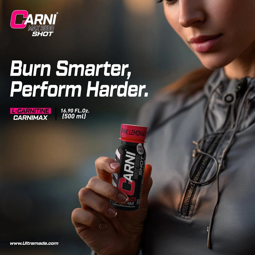 Carni Shot L-Carnitine Sugar-Free Pink Lemonade Pack of 12 - photo 5