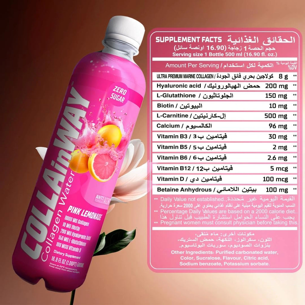 Collainway Collagen Drink 8000mg - Pink Lemonade - photo 5
