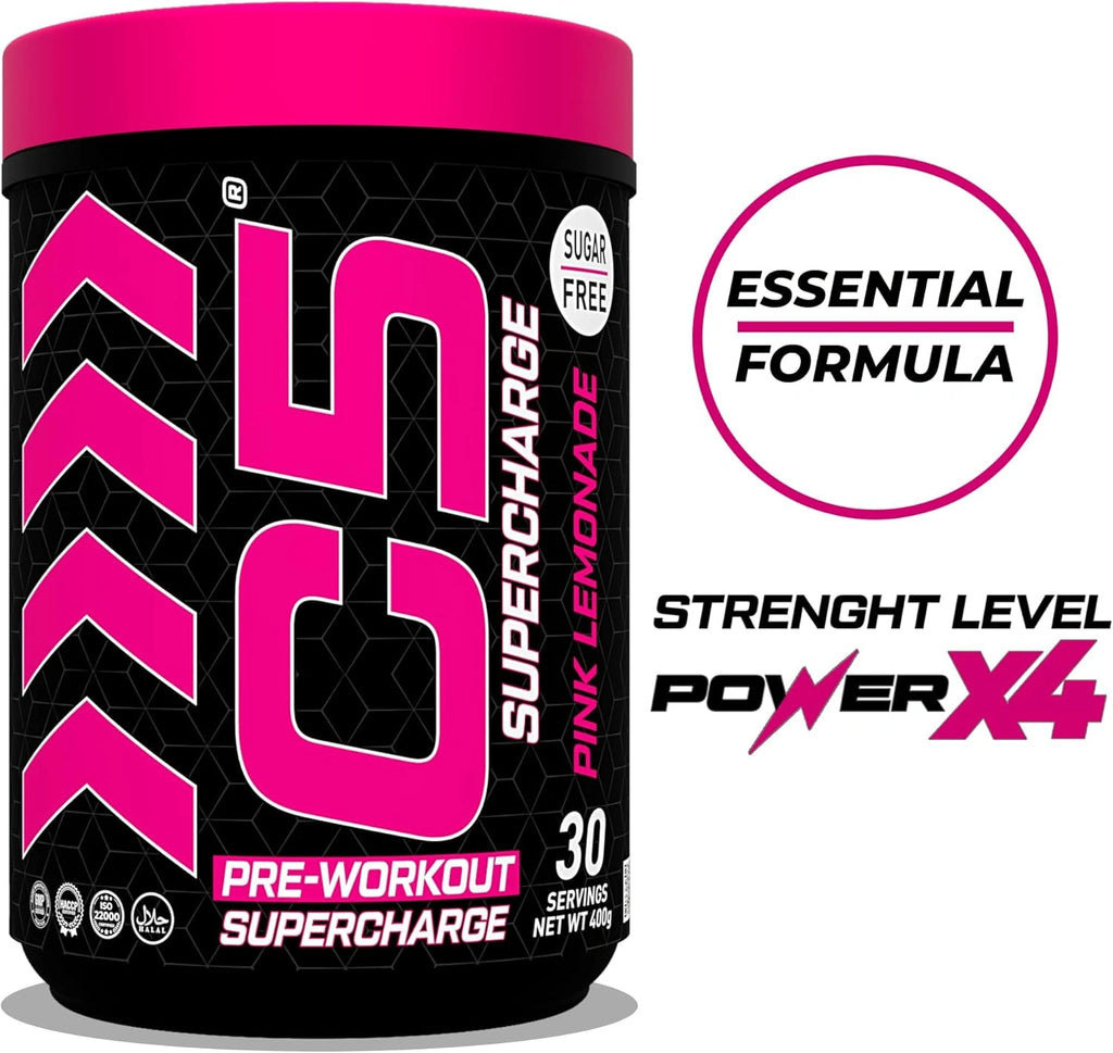 C5 Supercharge Pre Workout Powder Pink Lemonade - photo 2