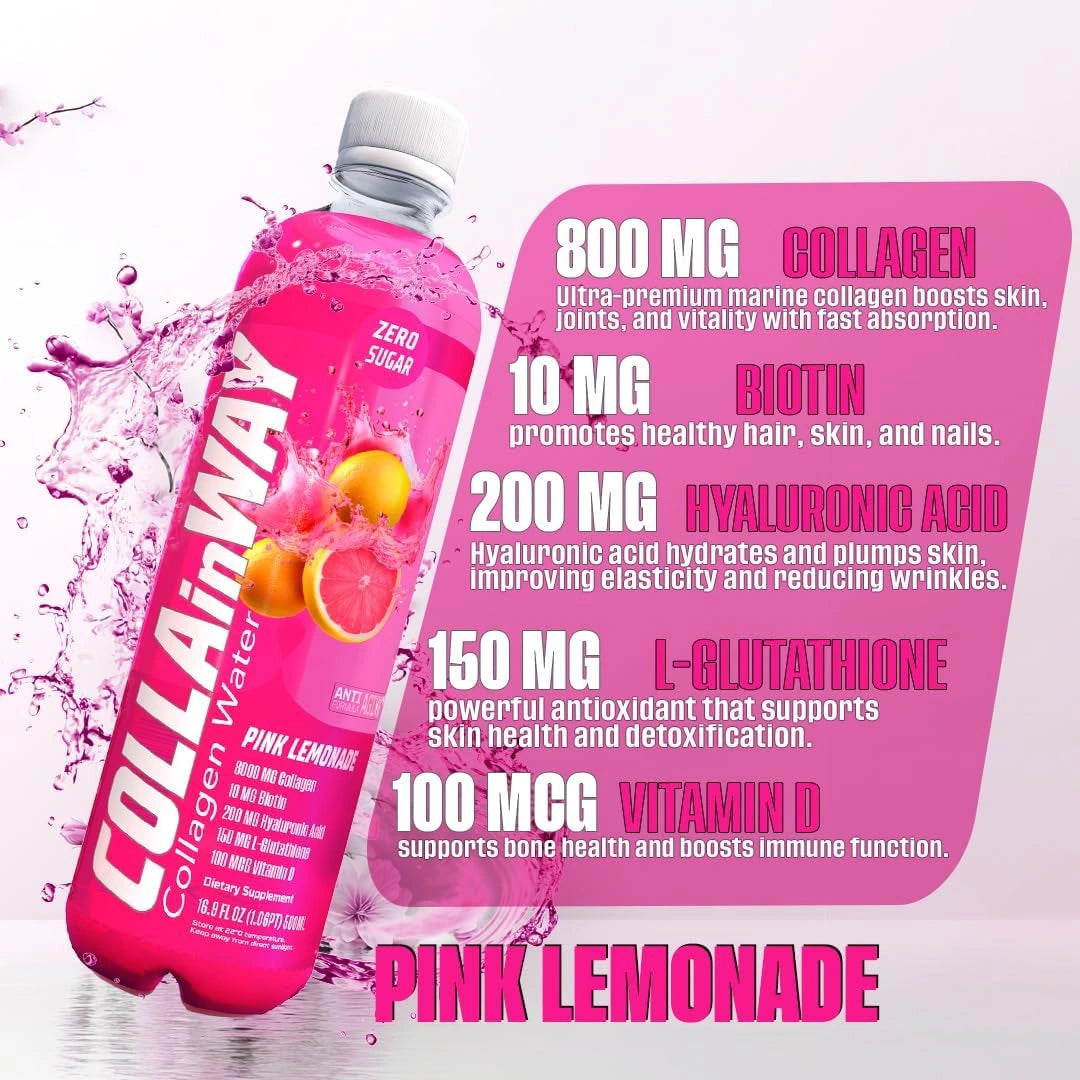 Collainway Collagen Drink 8000mg - Pink Lemonade - photo 4