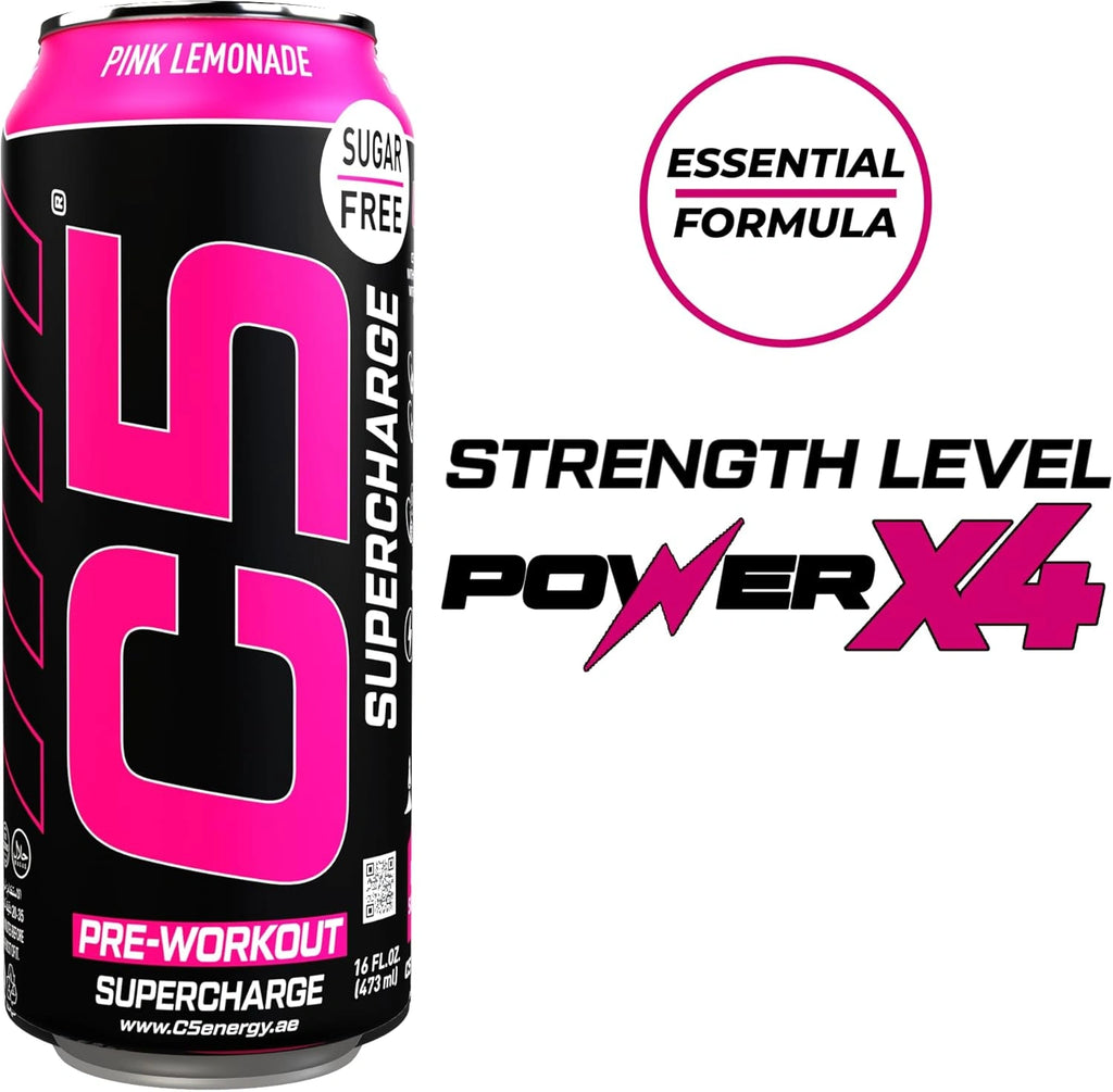 C5 Drink Supercharge Pink Lemonade Pre Workout - photo 3