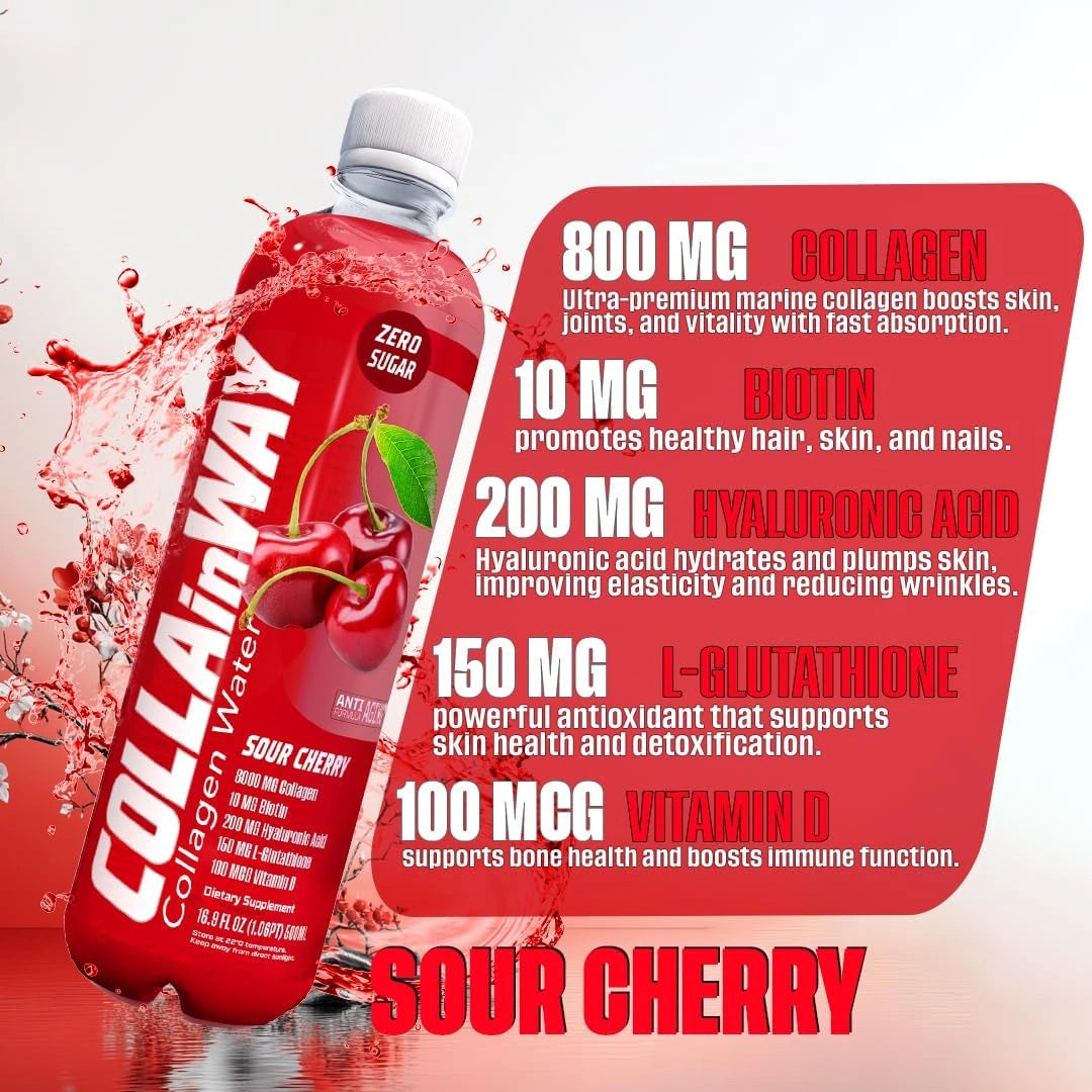 Collainway Collagen Drink 8000mg - Sour Cherry - photo 6