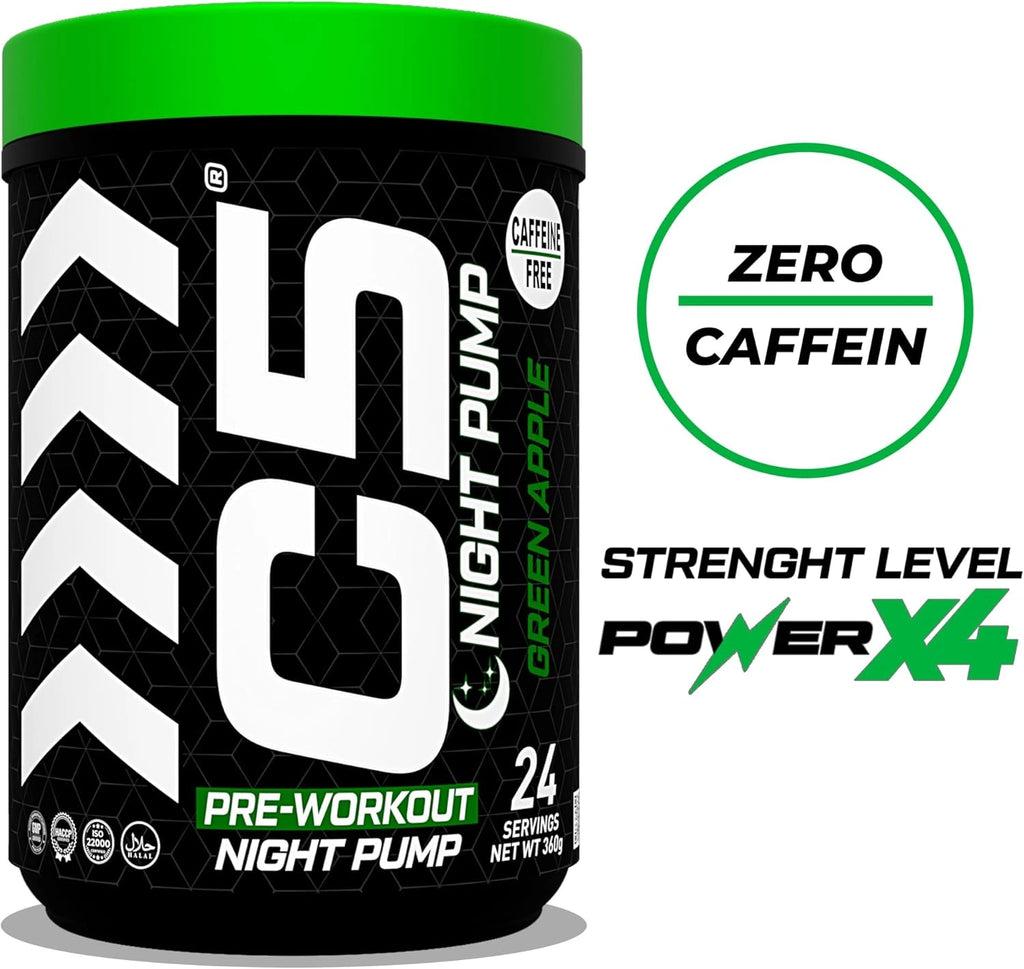 C5 Night Pump Pre Workout Powder Green Apple - photo 2