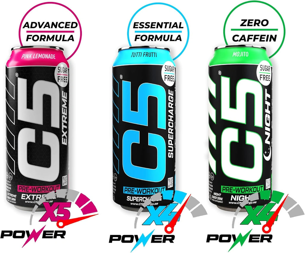 C5 Drink Night energy Flavour, Pre Workout drink - photo 5