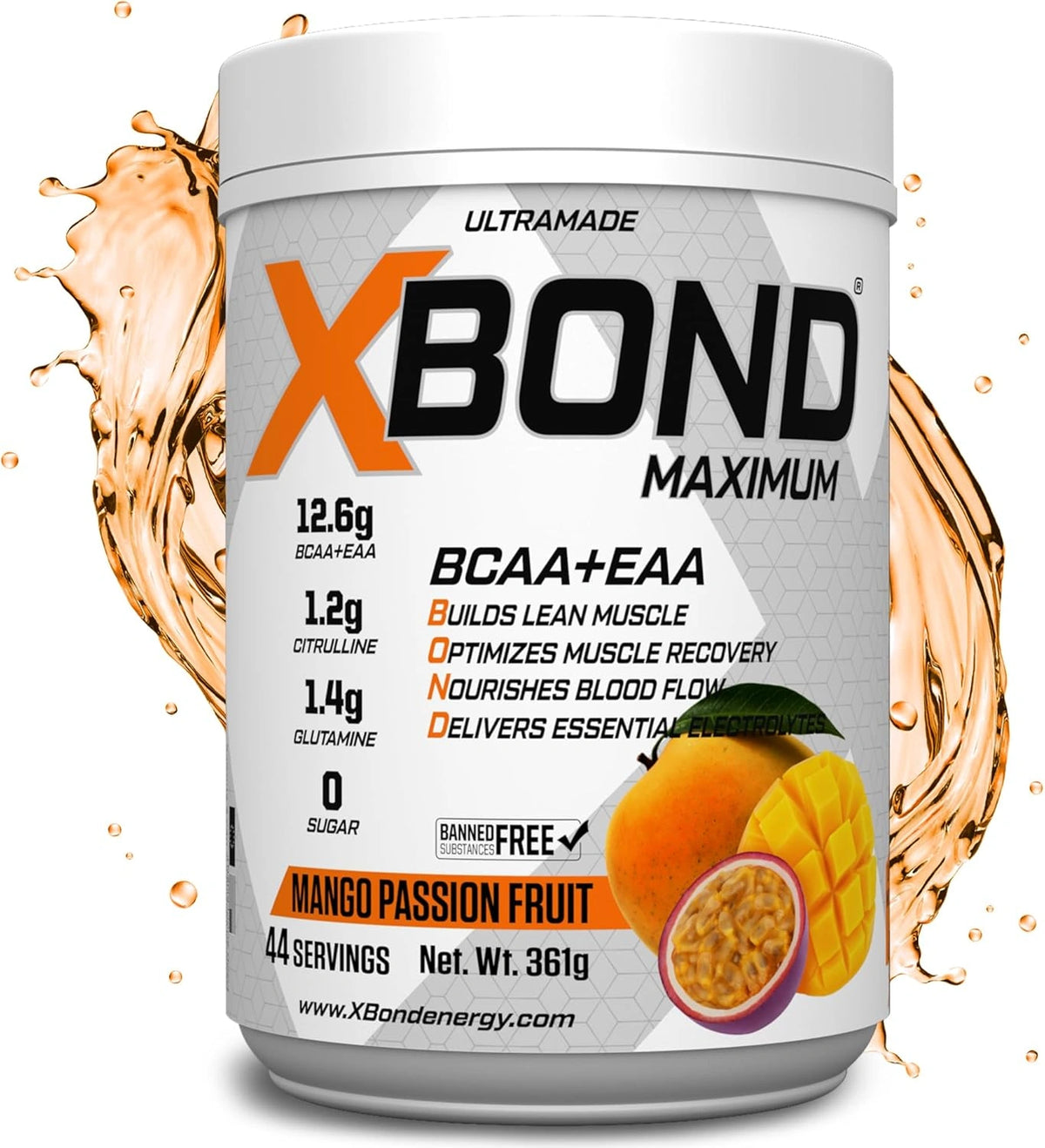 Xbond Powder BCAA + EAA - Mango Passion Fruit - photo 3