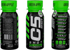 C5 SHOT Pre-Workout Drink | 80ml Liquid Shot | 200mg Caffeine - Green Apple - photo 2