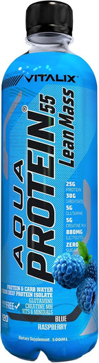 Aqua Protein 55 Lean Mass Post Workout Drink - Blue Rasspberry - photo 2