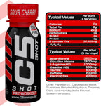 C5 SHOT Pre-Workout Drink | 80ml Liquid Shot | 200mg Caffeine - Sour Cherry - photo 6