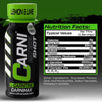 Carni Shot L-Carnitine Sugar-Free Lemon & Lime Pack of 12 - photo 5