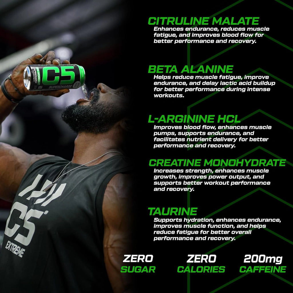 C5 Drink Supercharge Mojito Pre Workout - photo 6