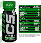 C5 SHOT Pre-Workout Drink | 80ml Liquid Shot | 200mg Caffeine - Mojito - photo 6