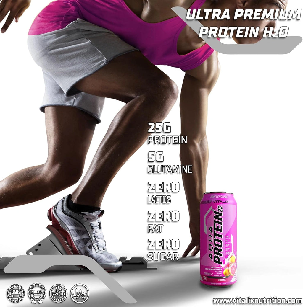 VITALIX Aqua Protein 25 Protein Water - Pink Lemonade - photo 7