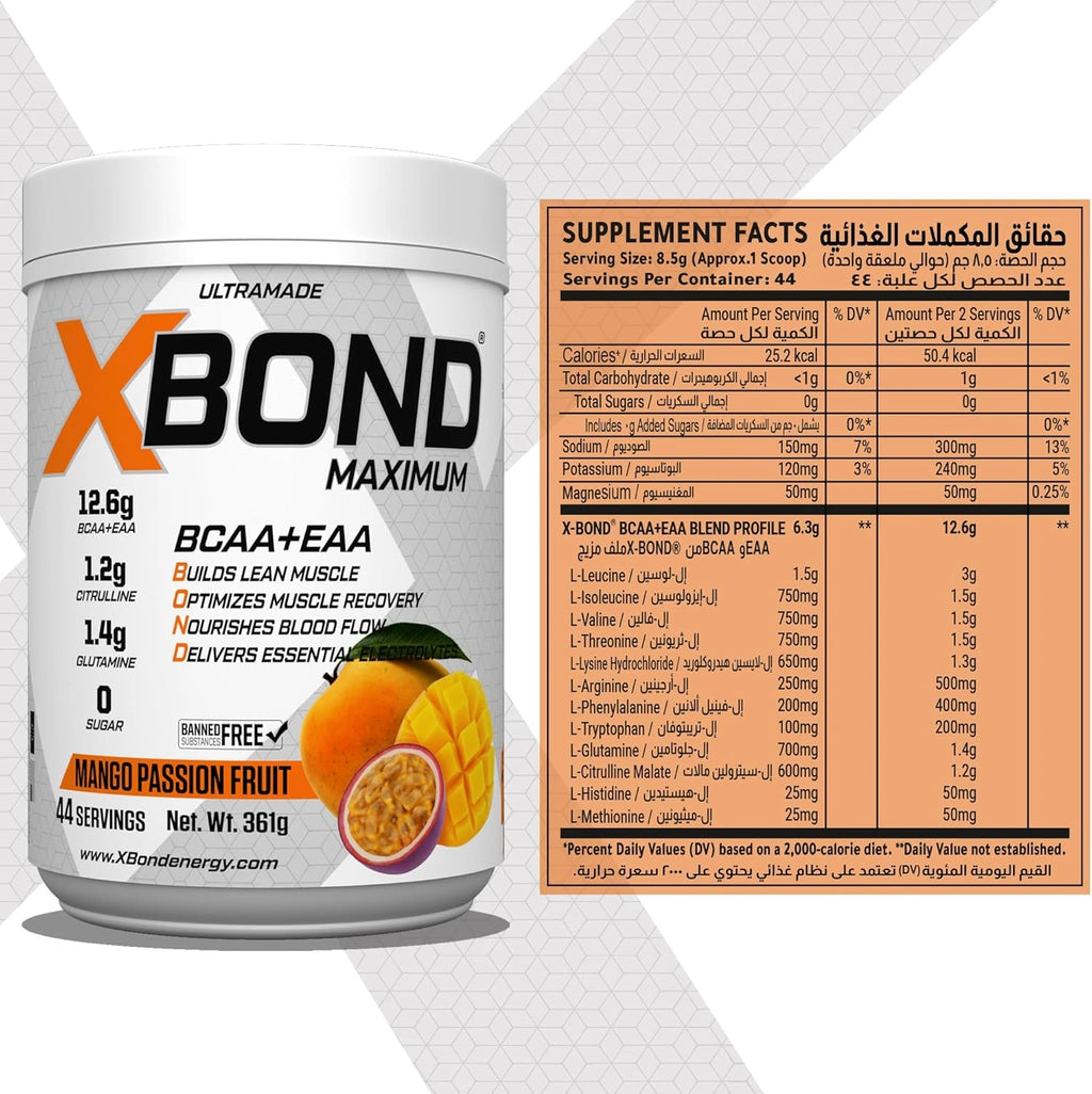 Xbond Powder BCAA + EAA - Mango Passion Fruit - photo 5