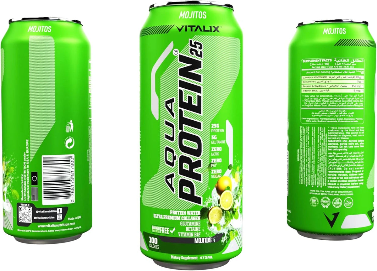 VITALIX Aqua Protein 25 Protein Water - Mojito - photo 8
