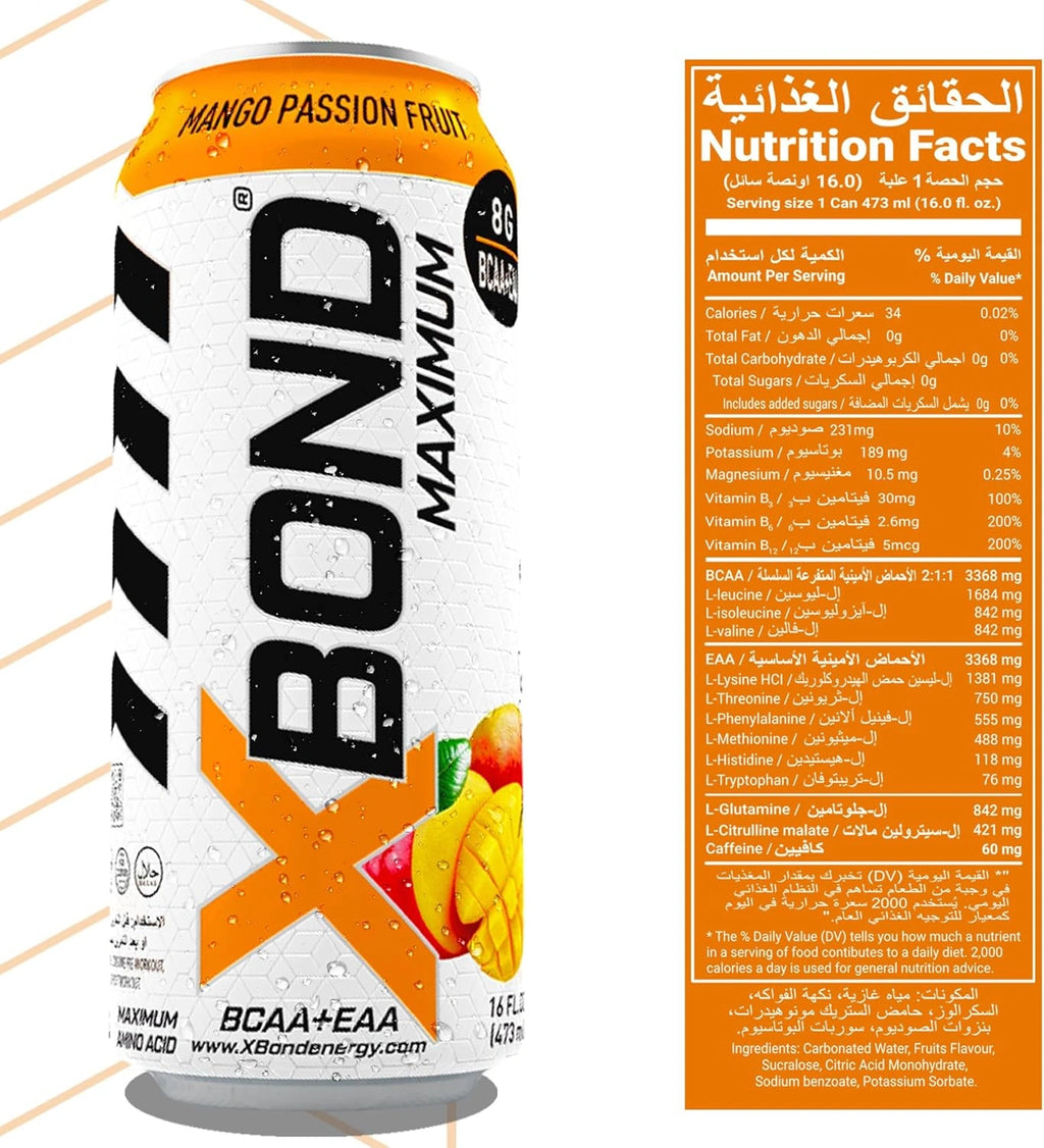 XBOND Drink BCAA+EAA Mango Passion Fruit - photo 4