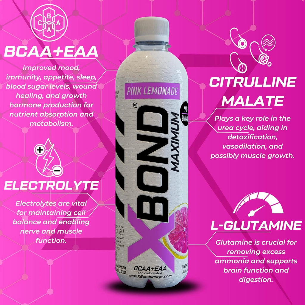 XBOND Drink Non Carbonated BCAA+EAA Pink Lemonade - photo 5