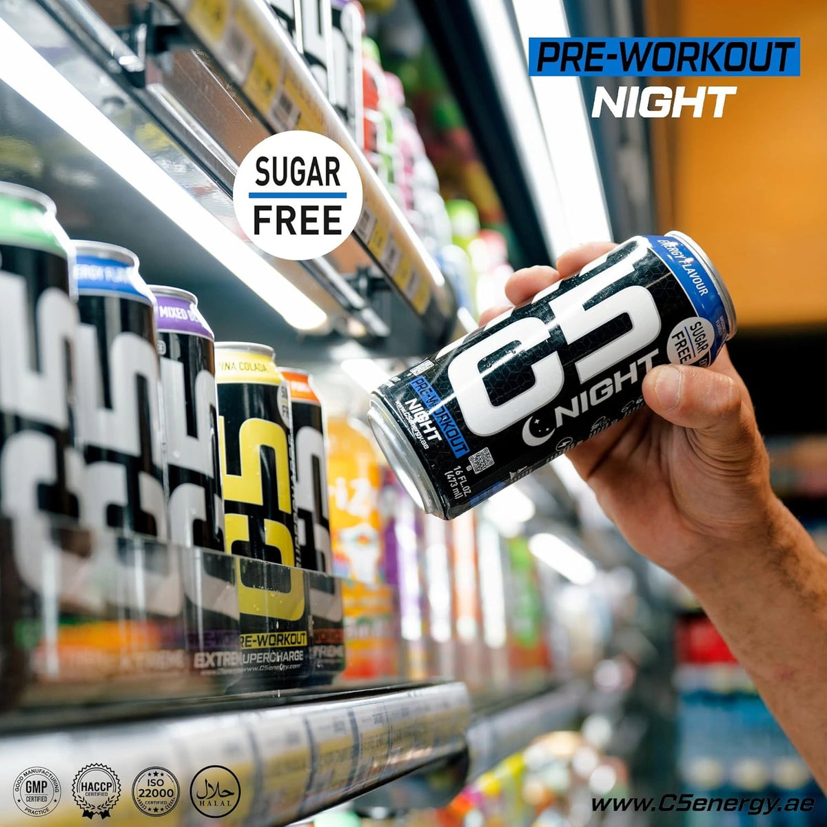 C5 Drink Night energy Flavour, Pre Workout drink - photo 8