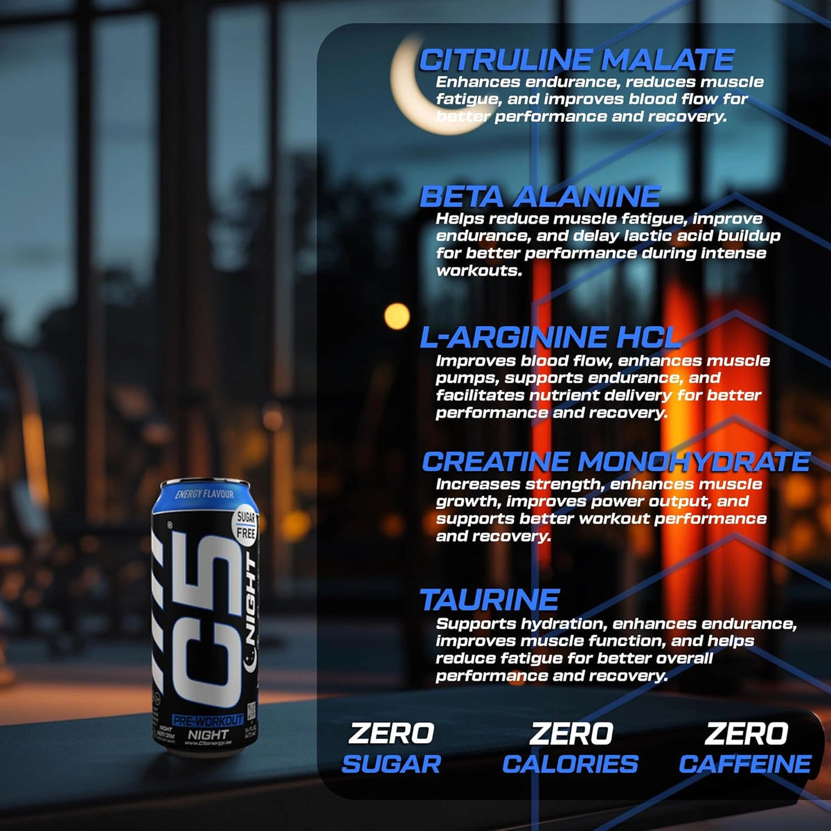 C5 Drink Night energy Flavour, Pre Workout drink - photo 9