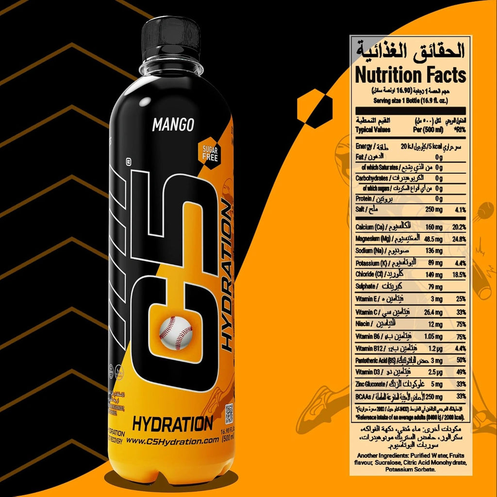 C5 Hydration Passion Fruit Mango Electrolytes Vitamin Water- Zero Sugar - photo 6