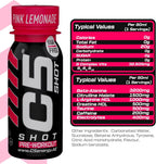 C5 SHOT Pre-Workout Drink | 80ml Liquid Shot | 200mg Caffeine -Pink Lemonade - photo 5