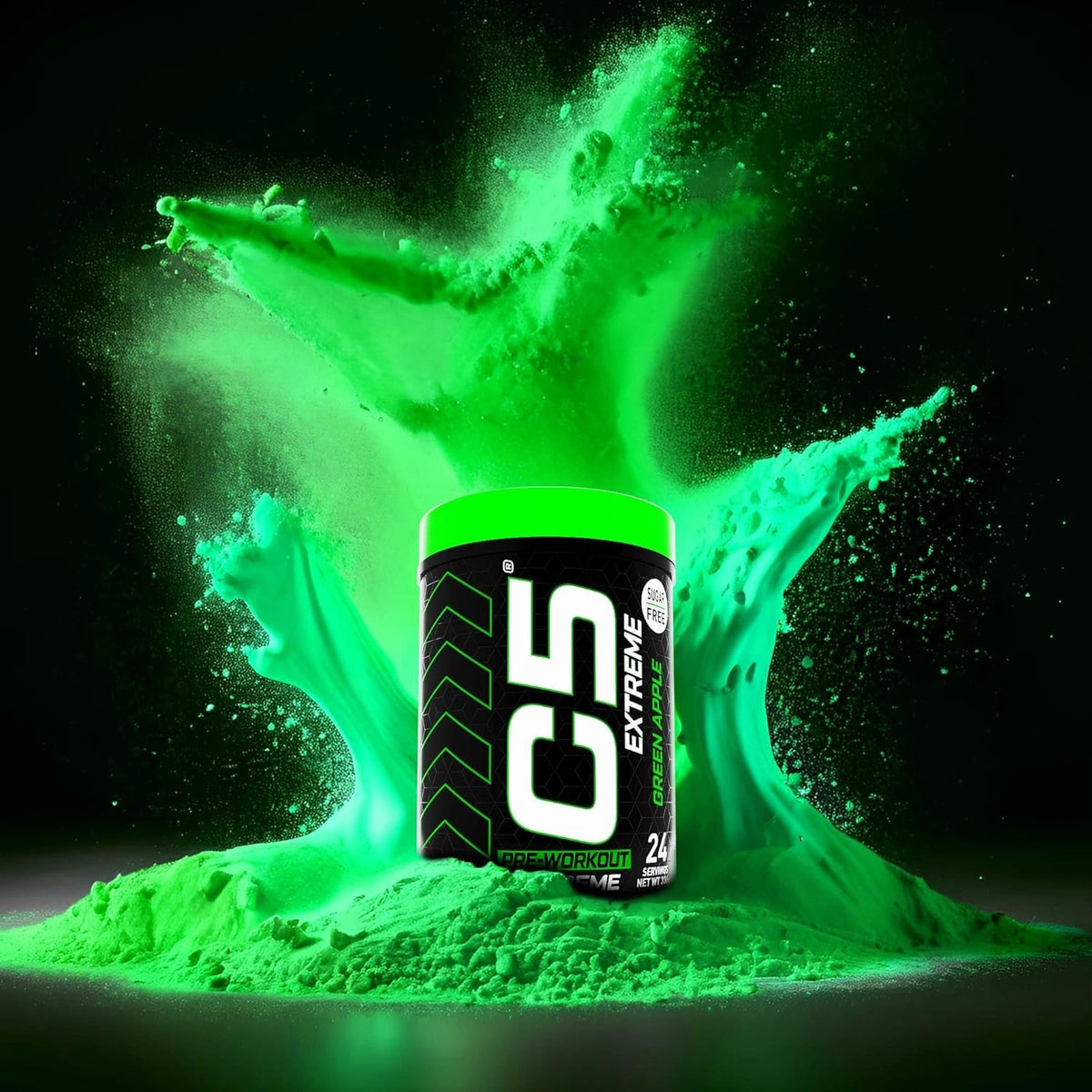 C5 Extreme Pre Workout Powder Green Apple - photo 6