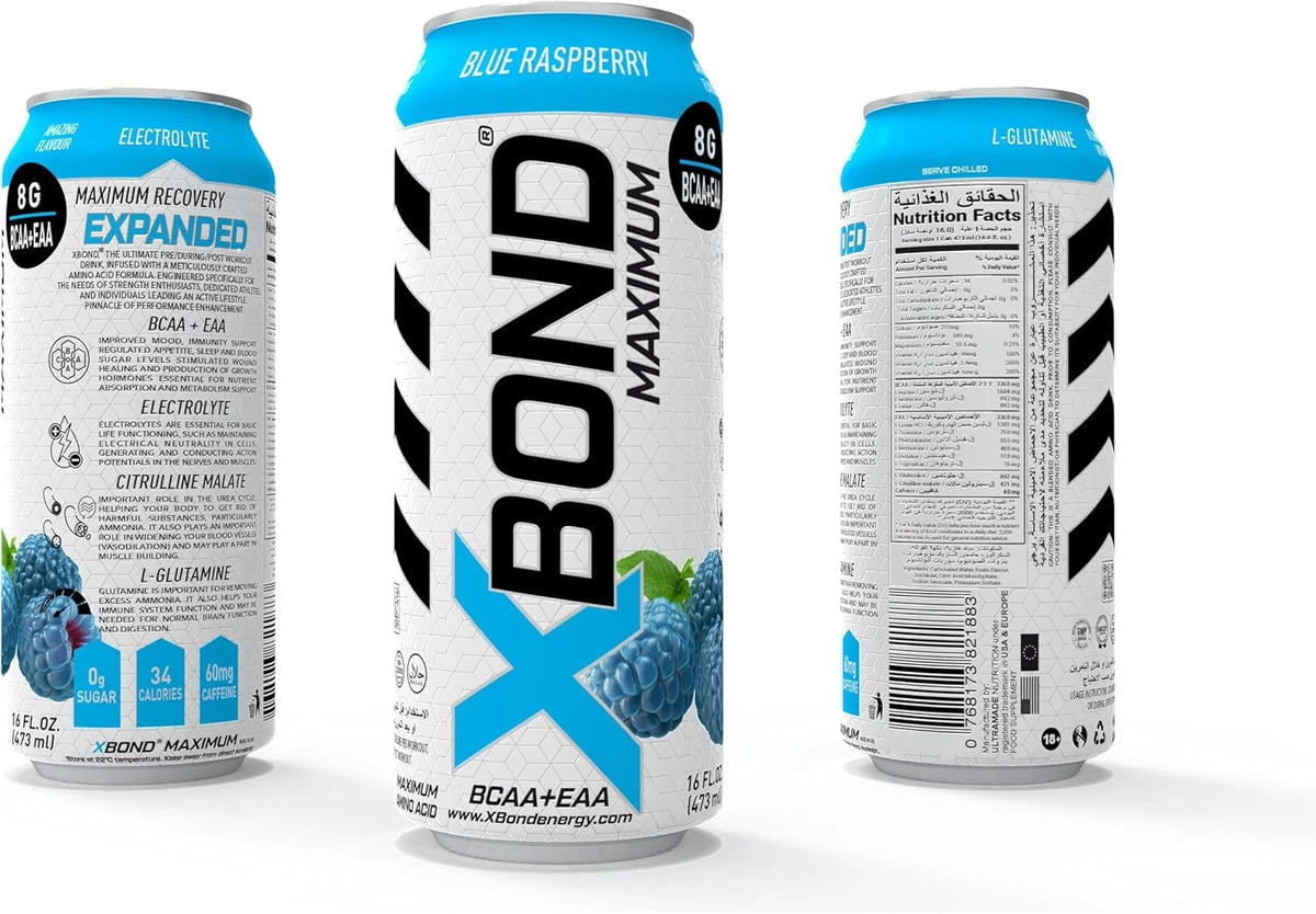 XBOND Drink BCAA+EAA Blue Rasbperry - photo 3