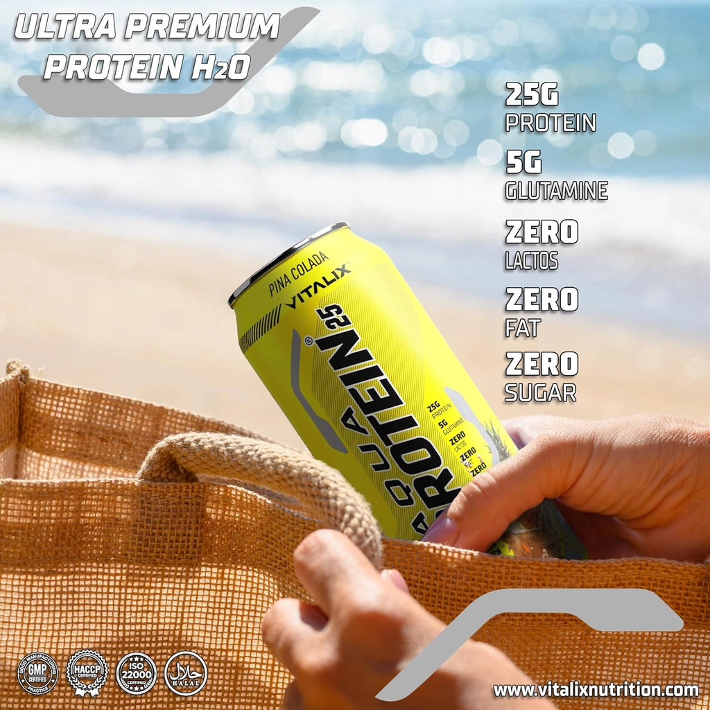 VITALIX Aqua Protein 25 Protein Water - Pina Colada - photo 5