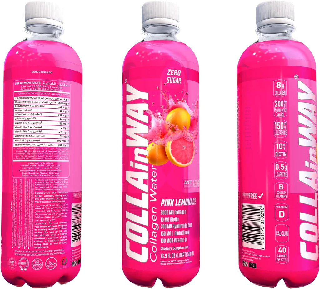Collainway Collagen Drink 8000mg - Pink Lemonade - photo 3
