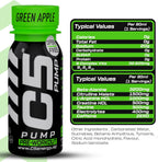 C5 PUMP Shot Pre-Workout, Caffeine-Free (Pack of 12,Green Apple) - photo 6