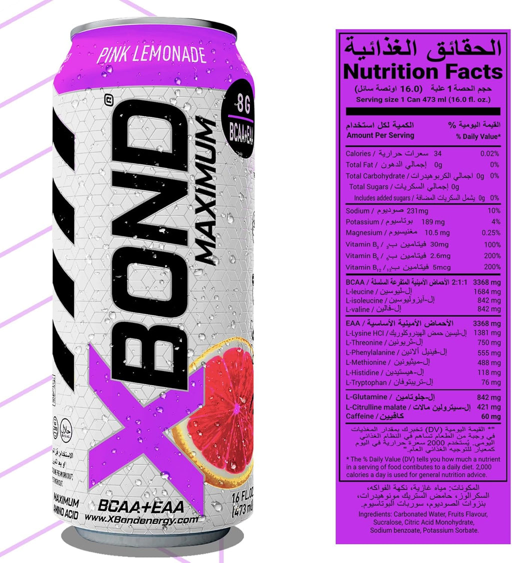 XBOND Drink BCAA+EAA Pink Lemonade - photo 5