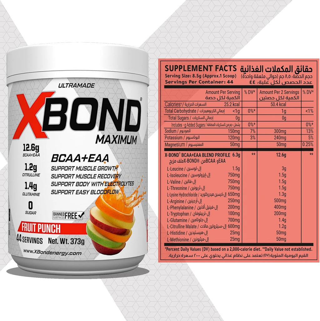 Xbond Powder BCAA + EAA - Fruit Punch - photo 4