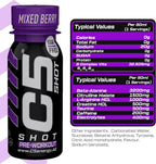 C5 SHOT Pre-Workout Drink | 80ml Liquid Shot | 200mg Caffeine - Mixed Berry - photo 6